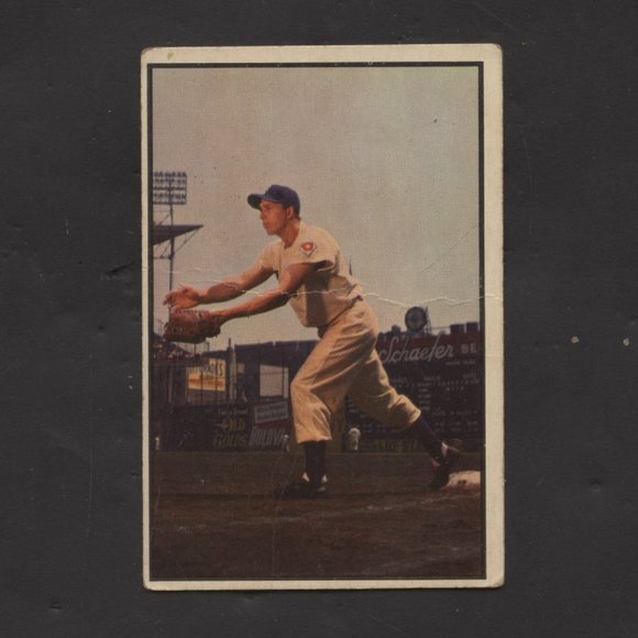 1953 BOWMAN COLOR BASEBALL CARD OF GIL HODGES BROOKLYN DODGERS - Picture 1 of 1